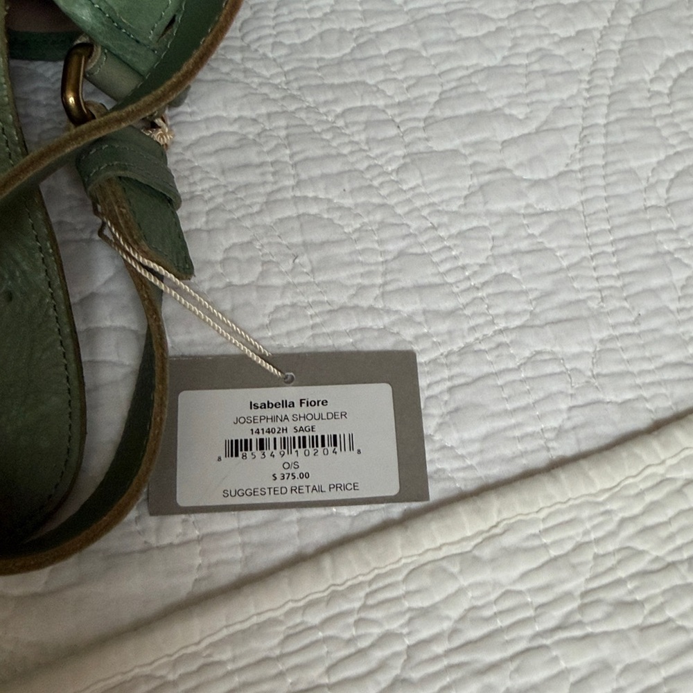 Isabella Fiore crossbody saddle bag, Josephine Shoulder sage - Picture 8 of 8
